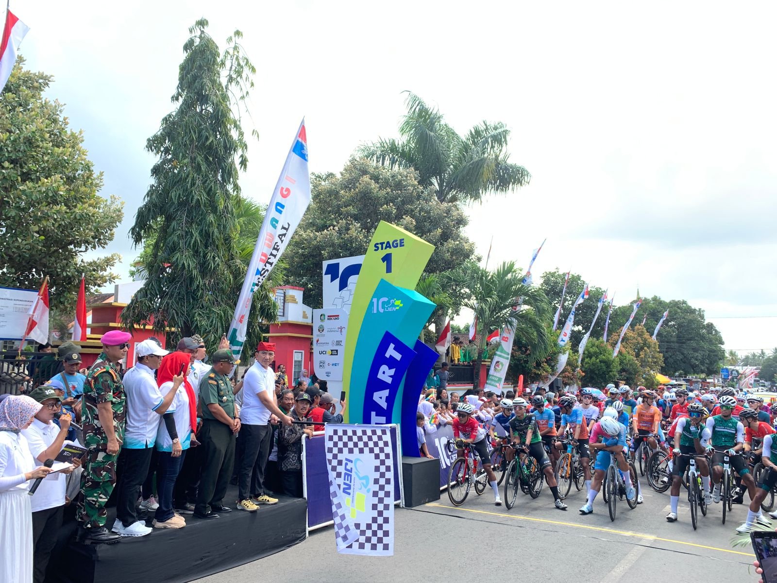 Apel Gabungan Pengamanan Tour de Banyuwangi Ijen 2025 Digelar di Pesanggaran