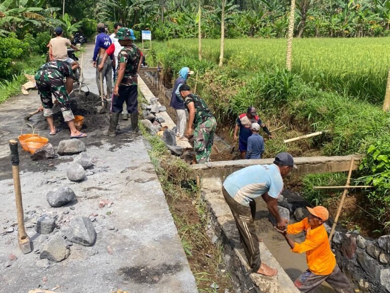 Kegiatan ini merupakan salah satu sasaran fisik utama dalam program TMMD yang bertujuan untuk meningkatkan kesejahteraan masyarakat melalui pembangunan infrastruktur pertanian.