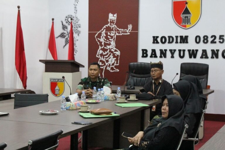Dandim Banyuwangi Laksanakan Vicon Satgas Pembangunan Koperasi Merah Putih Jawa, Dorong Akselerasi Gerai dan Pergudangan Desa
