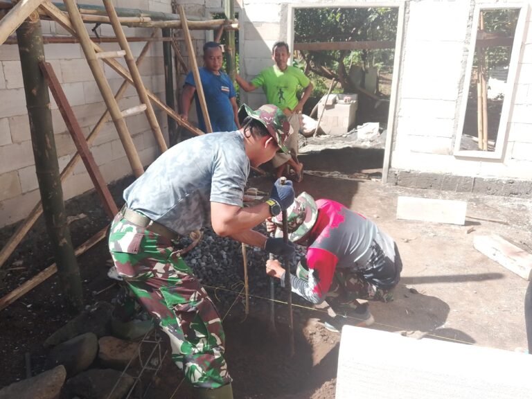 Kolaborasi Matra TNI dan Sinergi Kuat dalam TMMD ke-128 Kodim 0820 Probolinggo